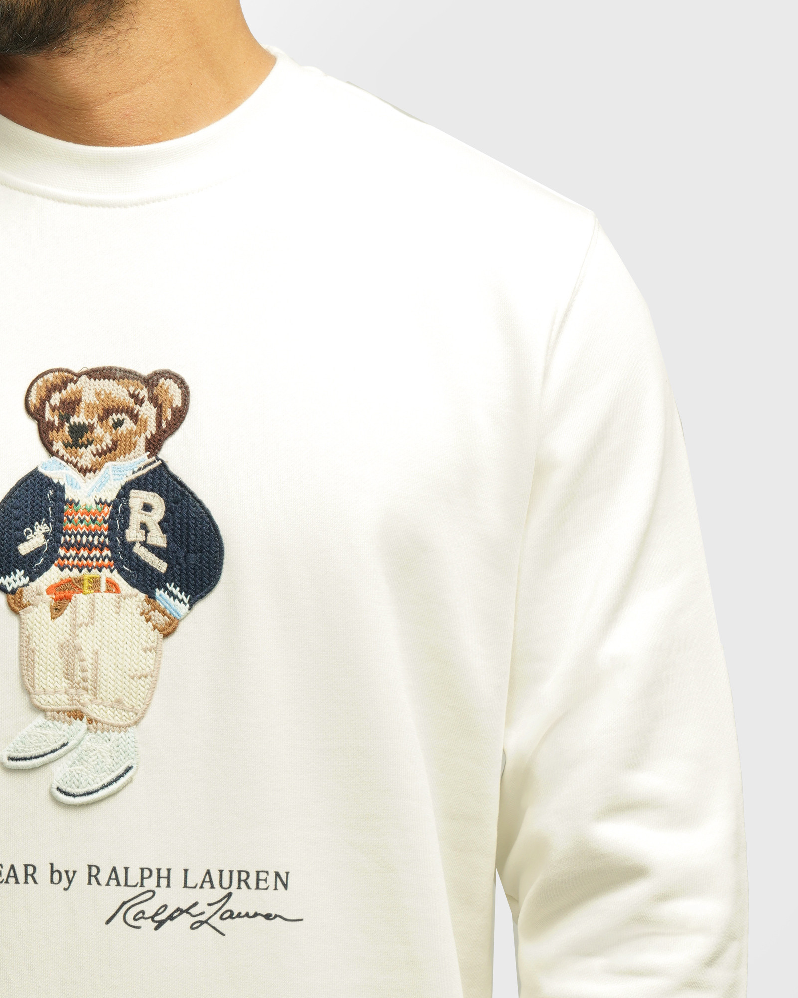 خرید و قیمت پلیور دورس یقه گرد مردانه سفید 84457300