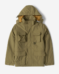 کاپشن ضخیم کلاه دار مردانه کرم 24351126