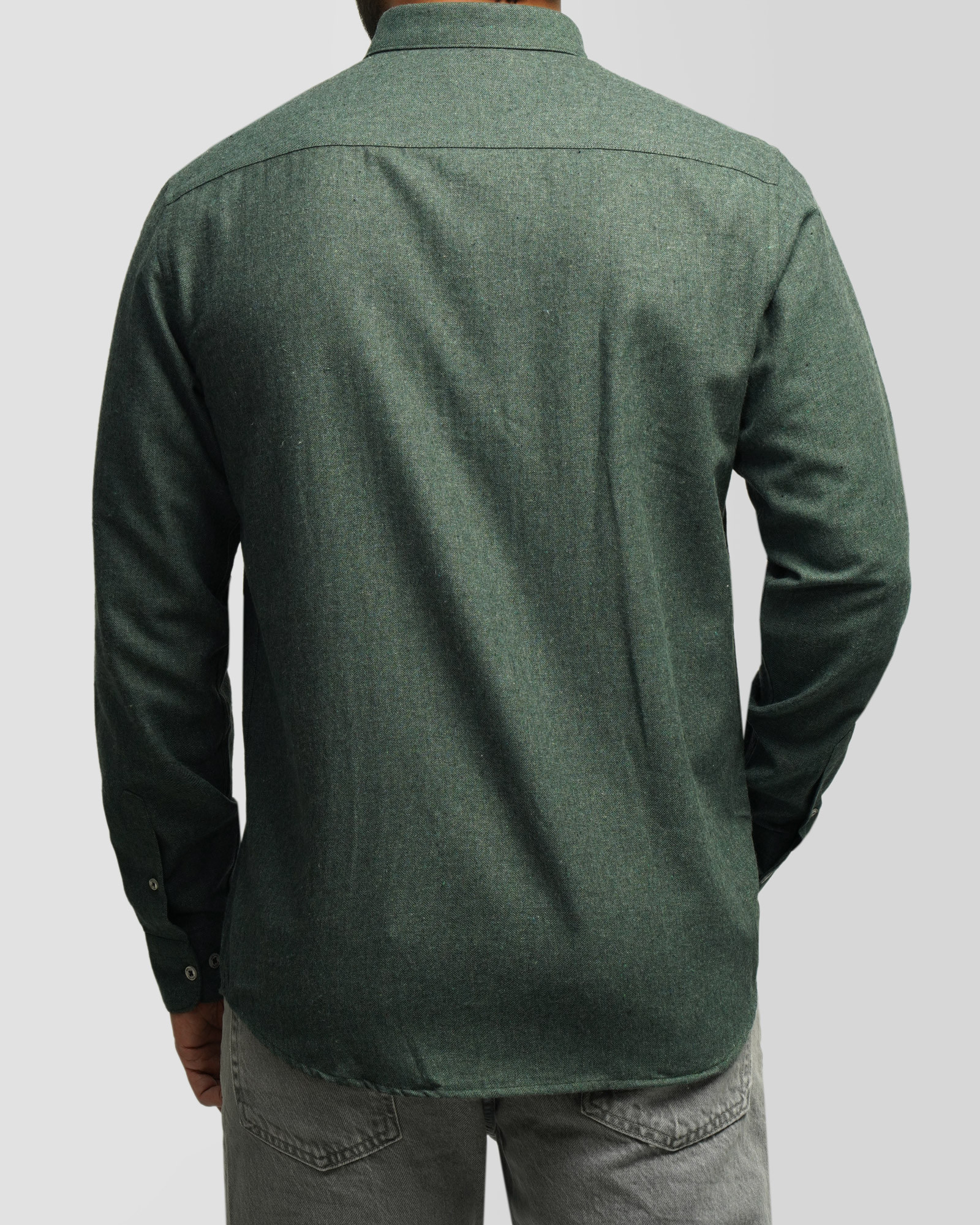 خرید و قیمت پیراهن نیمه ضخیم ساده مردانه سبز 24468168