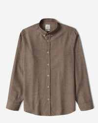 خرید و قیمت پیراهن نیمه ضخیم ساده مردانه قهوه ای 24468168