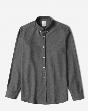 خرید و قیمت پیراهن نیمه ضخیم ساده مردانه خاکستری تیره 24468168