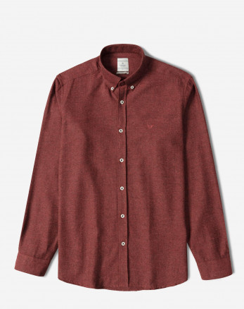 خرید و قیمت پیراهن نیمه ضخیم ساده مردانه زرشکی 24468168