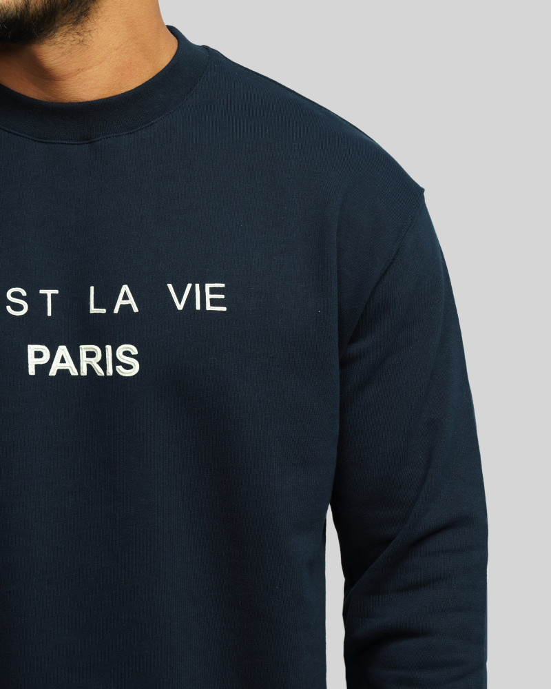 خرید و قیمت پلیور دورس یقه گرد مردانه سرمه ای 24357260