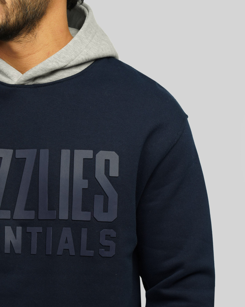 خرید و قیمت هودی کلاه دار طرح دار سرمه ای 24371258