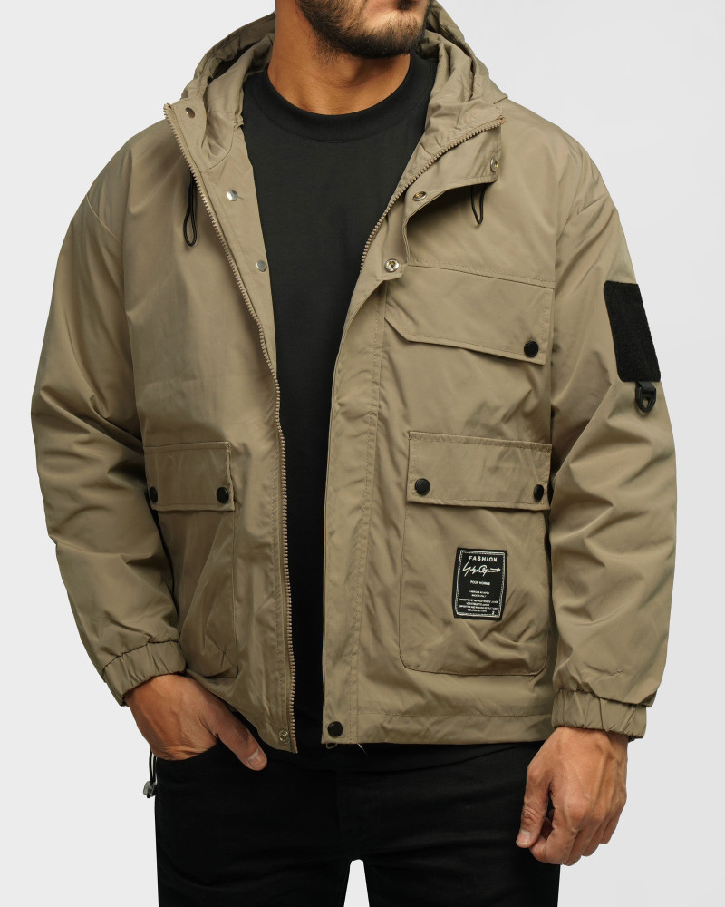 سویشرت شمعی کلاه دار مردانه سبز سدری 24349161