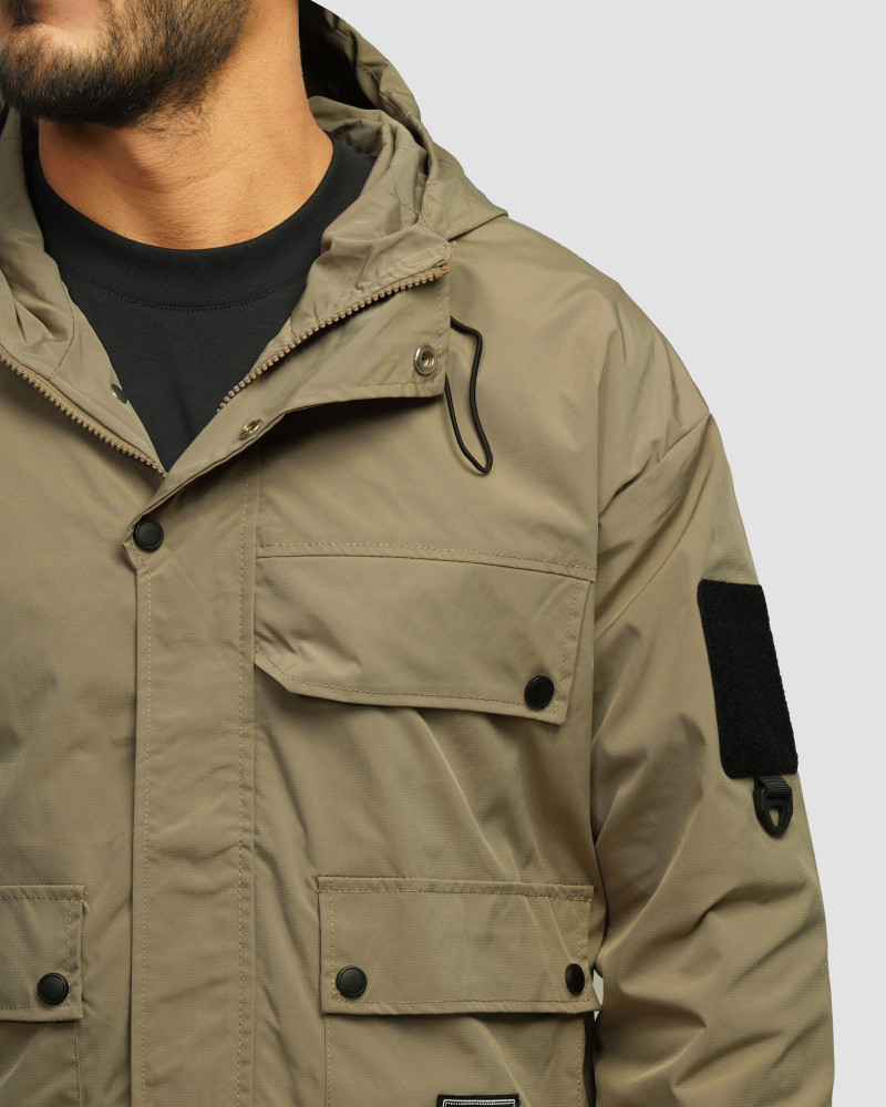 سویشرت شمعی کلاه دار مردانه سبز سدری 24349161