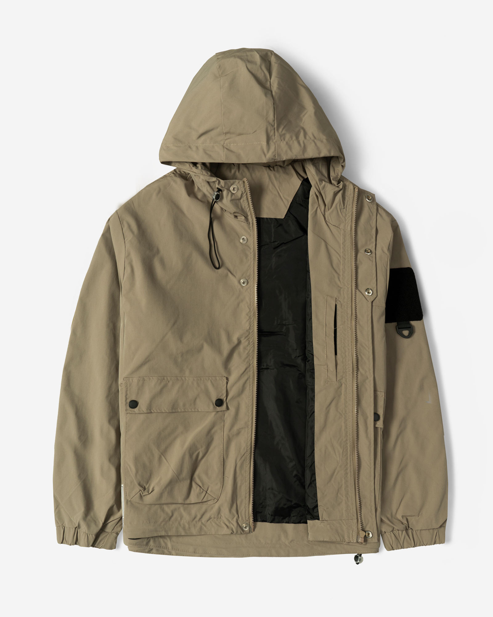 سویشرت شمعی کلاه دار مردانه سبز سدری 24349161