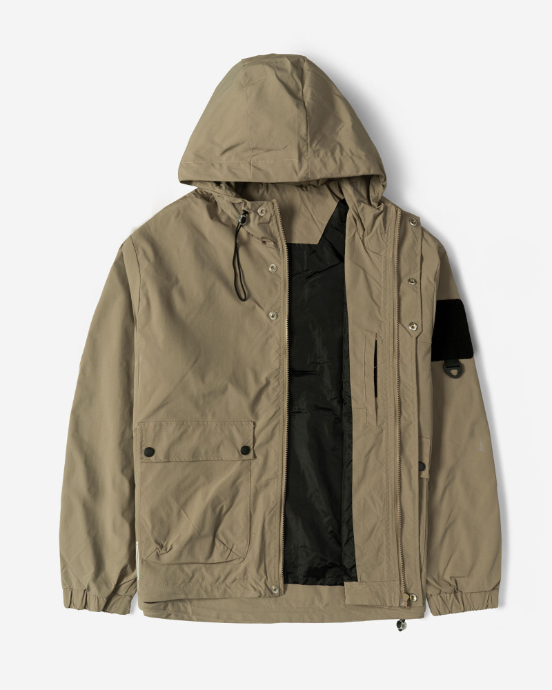 سویشرت شمعی کلاه دار مردانه سبز سدری 24349161