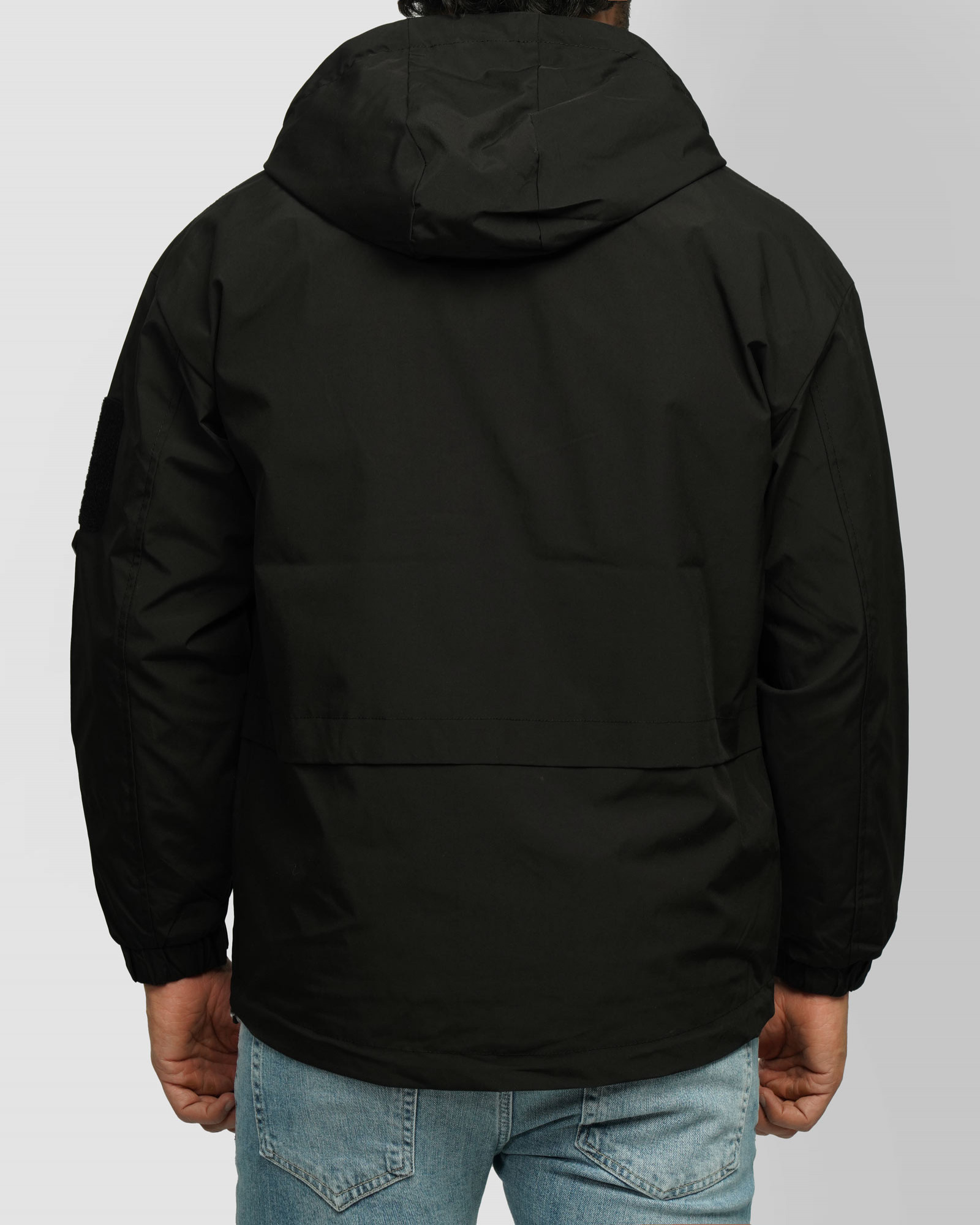 سویشرت شمعی کلاه دار مردانه مشکی 24349161