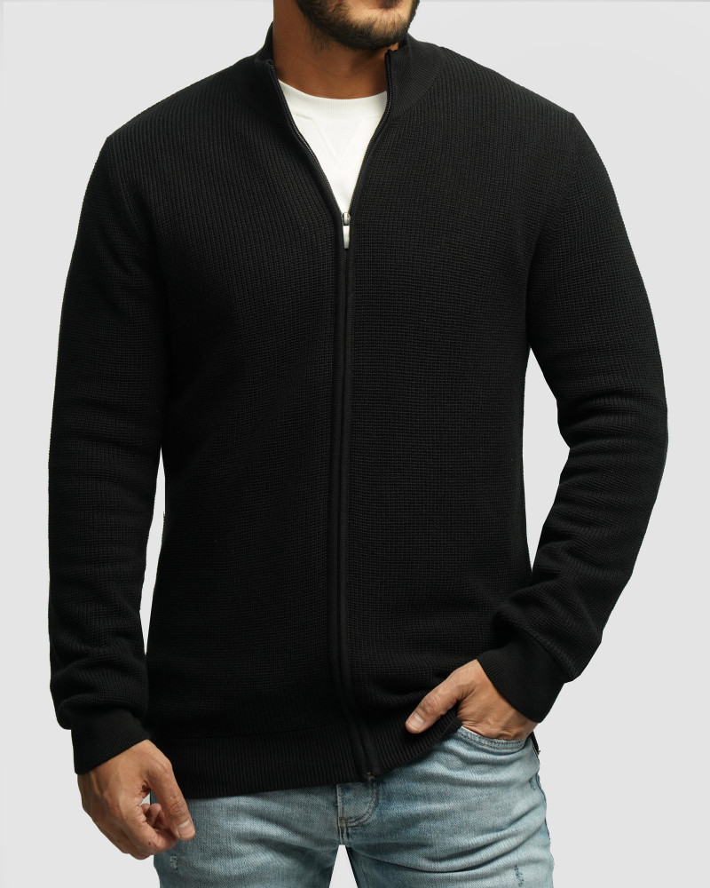 خرید و قیمت سویشرت بافت مردانه مشکی 24376127