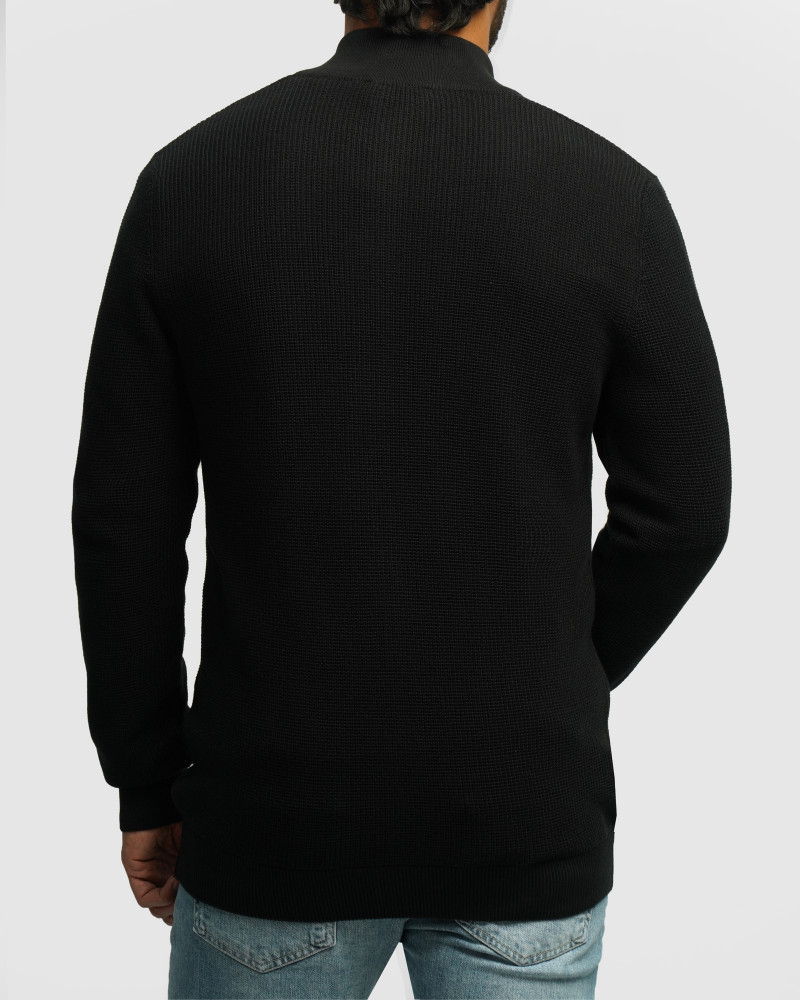 خرید و قیمت سویشرت بافت مردانه مشکی 24376127