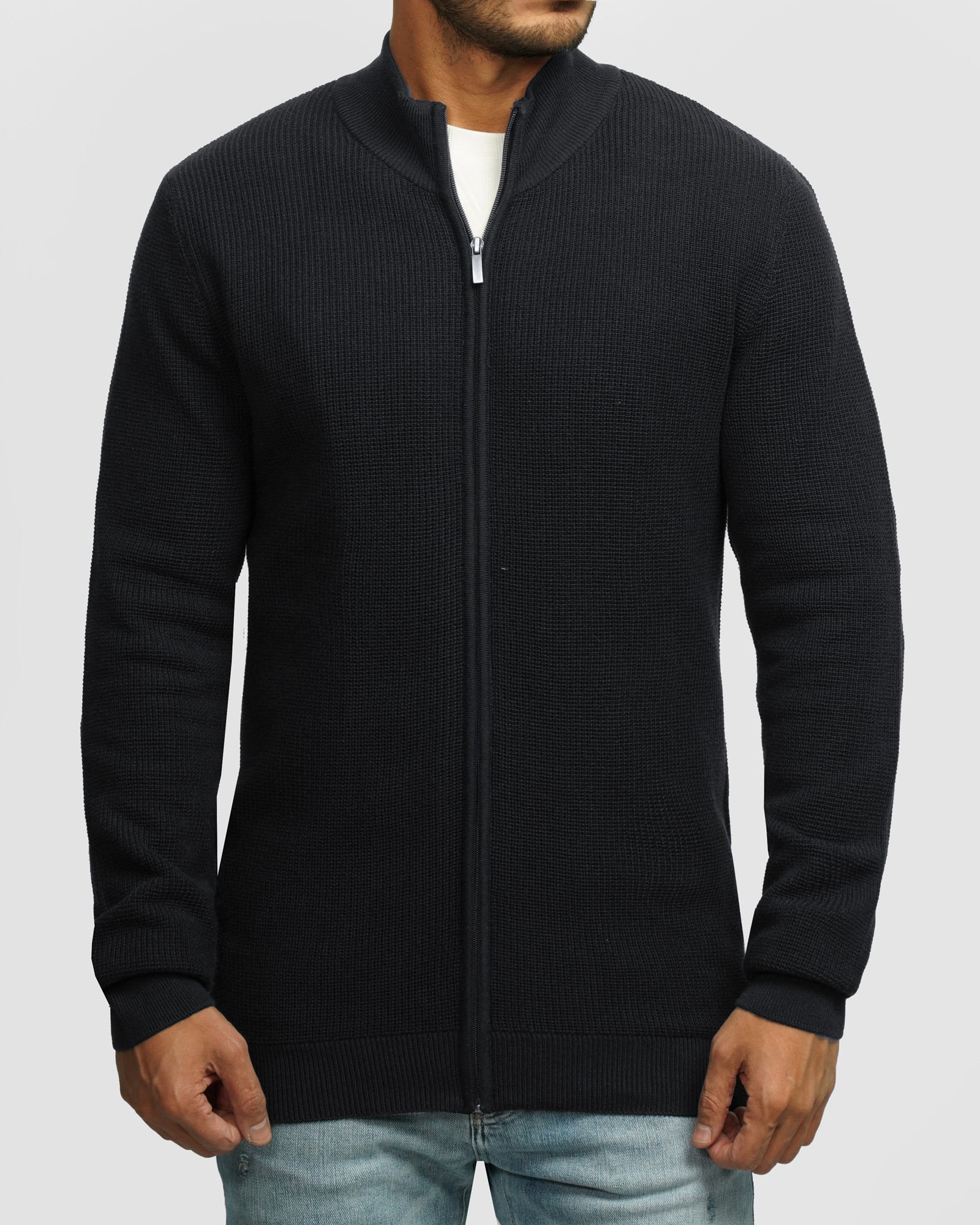 خرید و قیمت سویشرت بافت مردانه سرمه ای 24376127