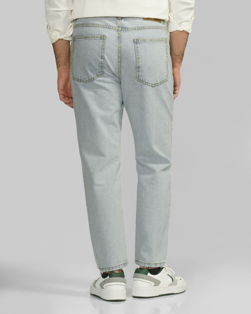 خرید و قیمت شلوار جین مام استایل (Mom Style) ساده مردانه آبی روشن 24424825