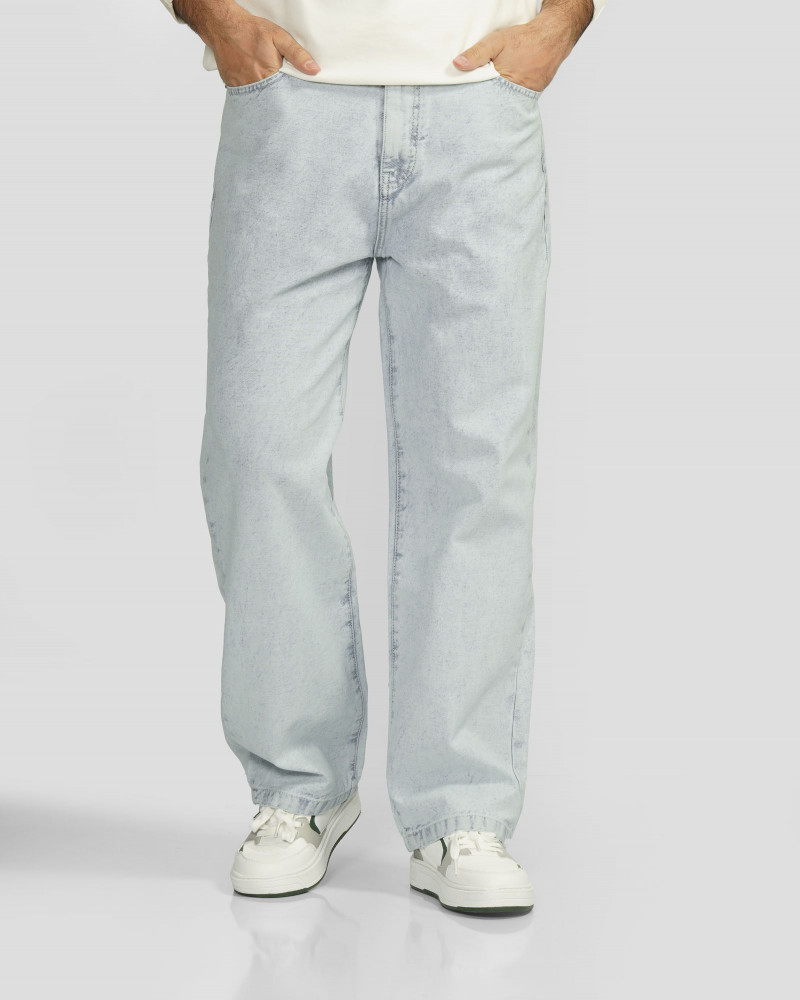 شلوار جین بگ (Baggy) ساده مردانه آبی روشن 24424817