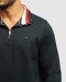 خرید و قیمت پولوشرت آستین بلند نیم زیپ مردانه سرمه ای 84486119