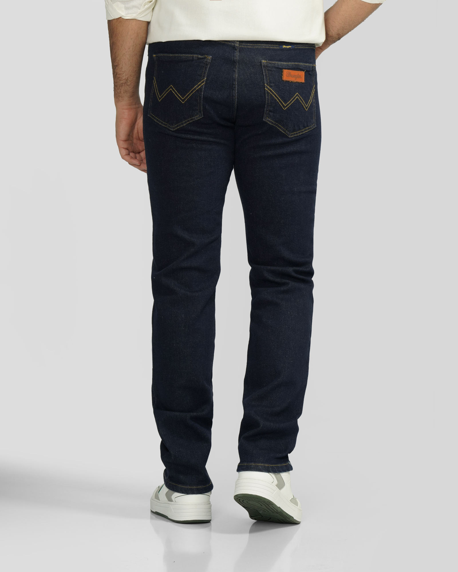 شلوار جین رگولار (Regular) ساده مردانه سرمه ای 24412260