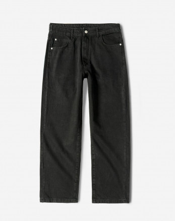 شلوار جین بگ (Baggy) ساده مردانه ذغالی 24424826