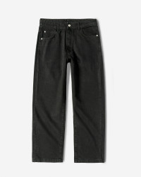 شلوار جین بگ (Baggy) ساده مردانه ذغالی 24424826