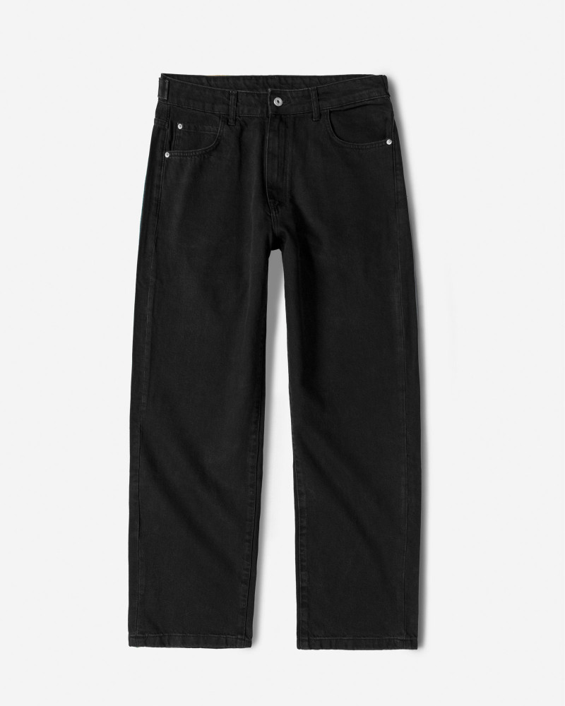 شلوار جین بگ (Baggy) ساده مردانه دودی 24424826