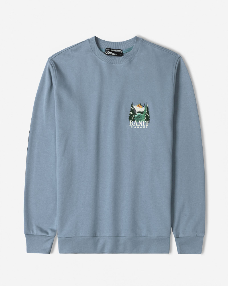 پلیور دورس یقه گرد مردانه آبی 24457285