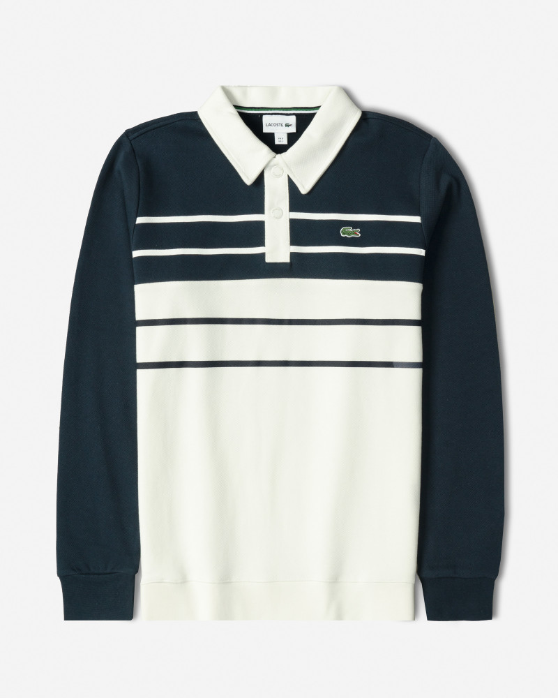 خرید و قیمت پولوشرت آستین بلند طرح دار مردانه سرمه ای 84486122