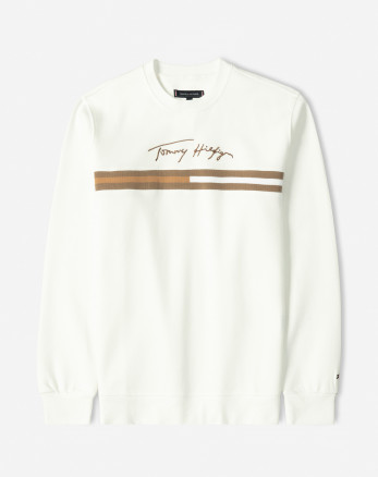 خرید و قیمت پلیور بافت یقه گرد طرح دار مردانه سفید 84458146