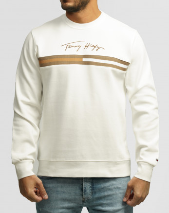 خرید و قیمت پلیور بافت یقه گرد طرح دار مردانه سفید 84458146