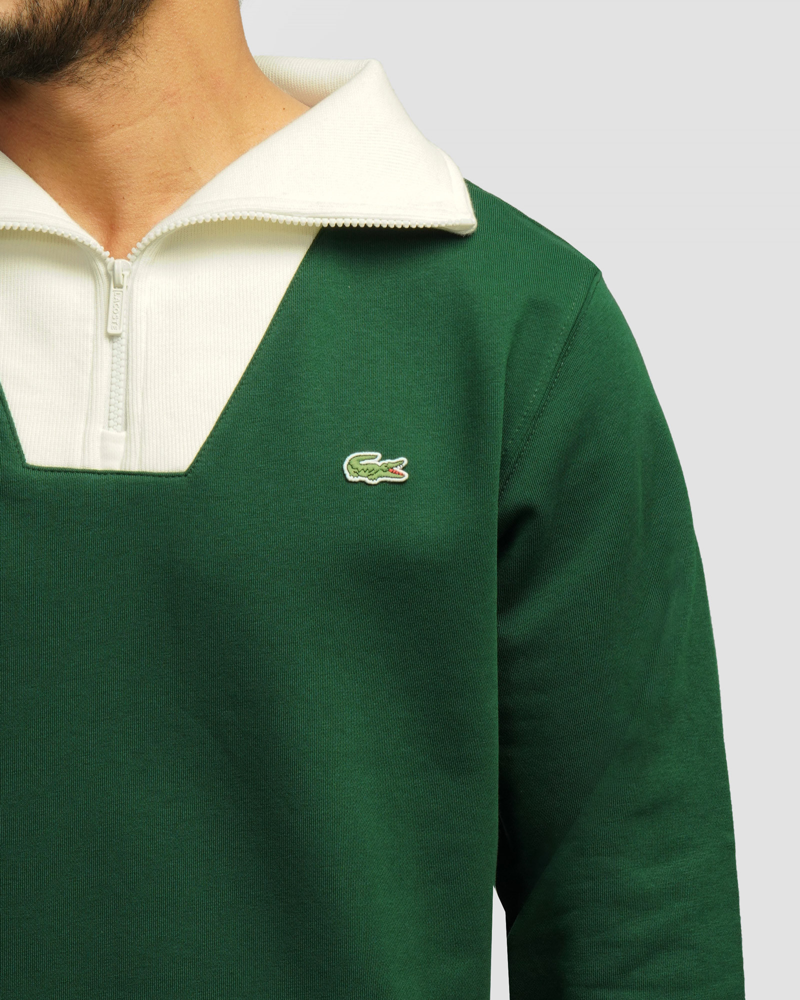 خرید و قیمت پلیور نیم زیپ مردانه سبز 84441146