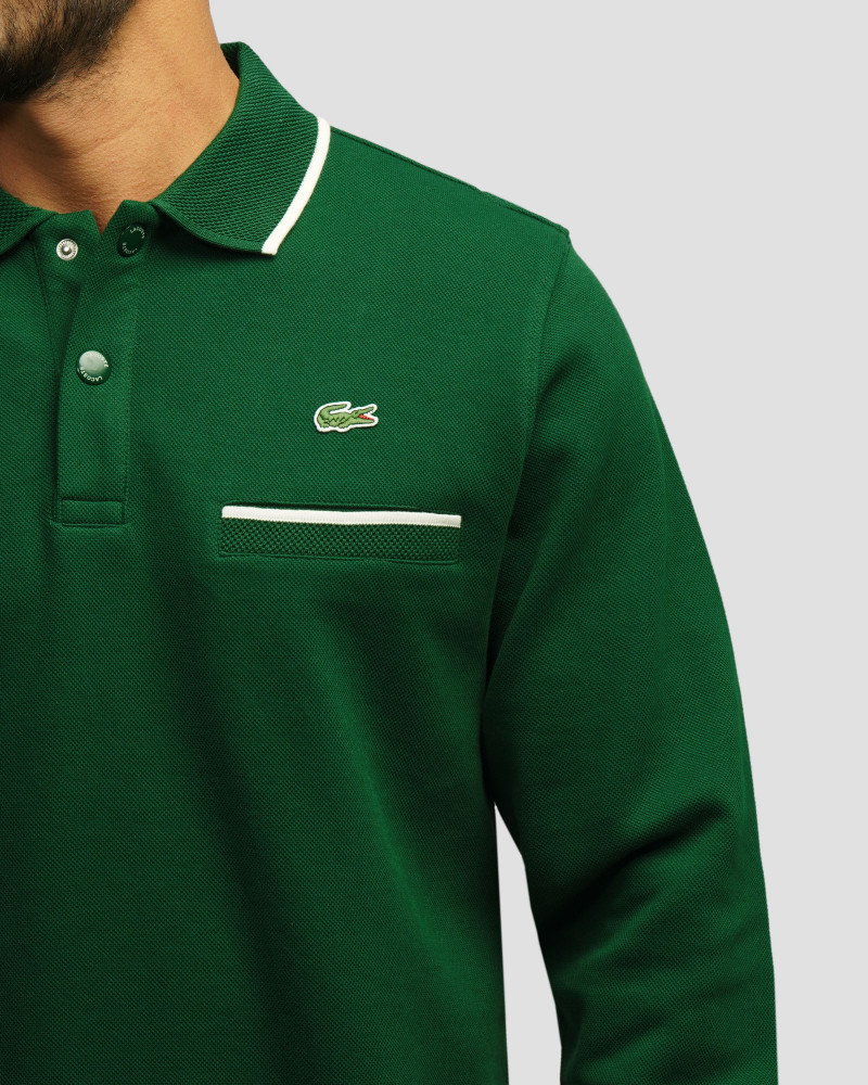 خرید و قیمت پولوشرت آستین بلند مردانه سبز 84486120