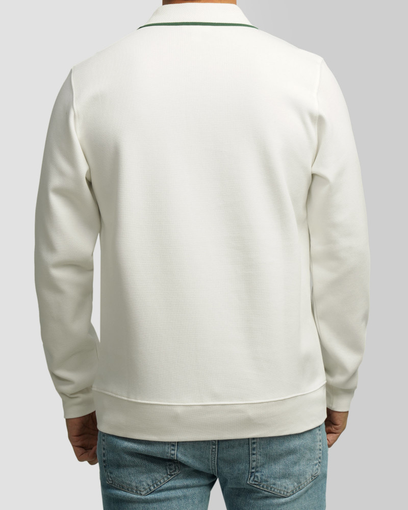 خرید و قیمت پولوشرت آستین بلند مردانه سفید 84486120