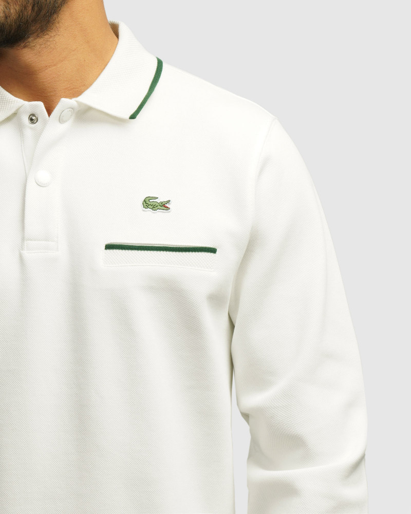 خرید و قیمت پولوشرت آستین بلند مردانه سفید 84486120