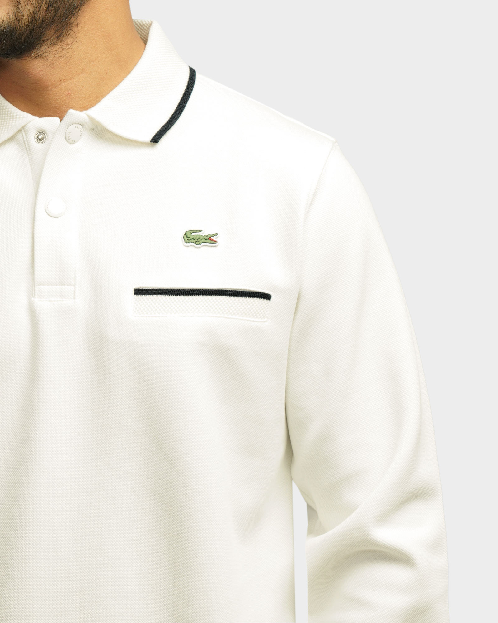 خرید و قیمت پولوشرت آستین بلند مردانه شیری 84486120