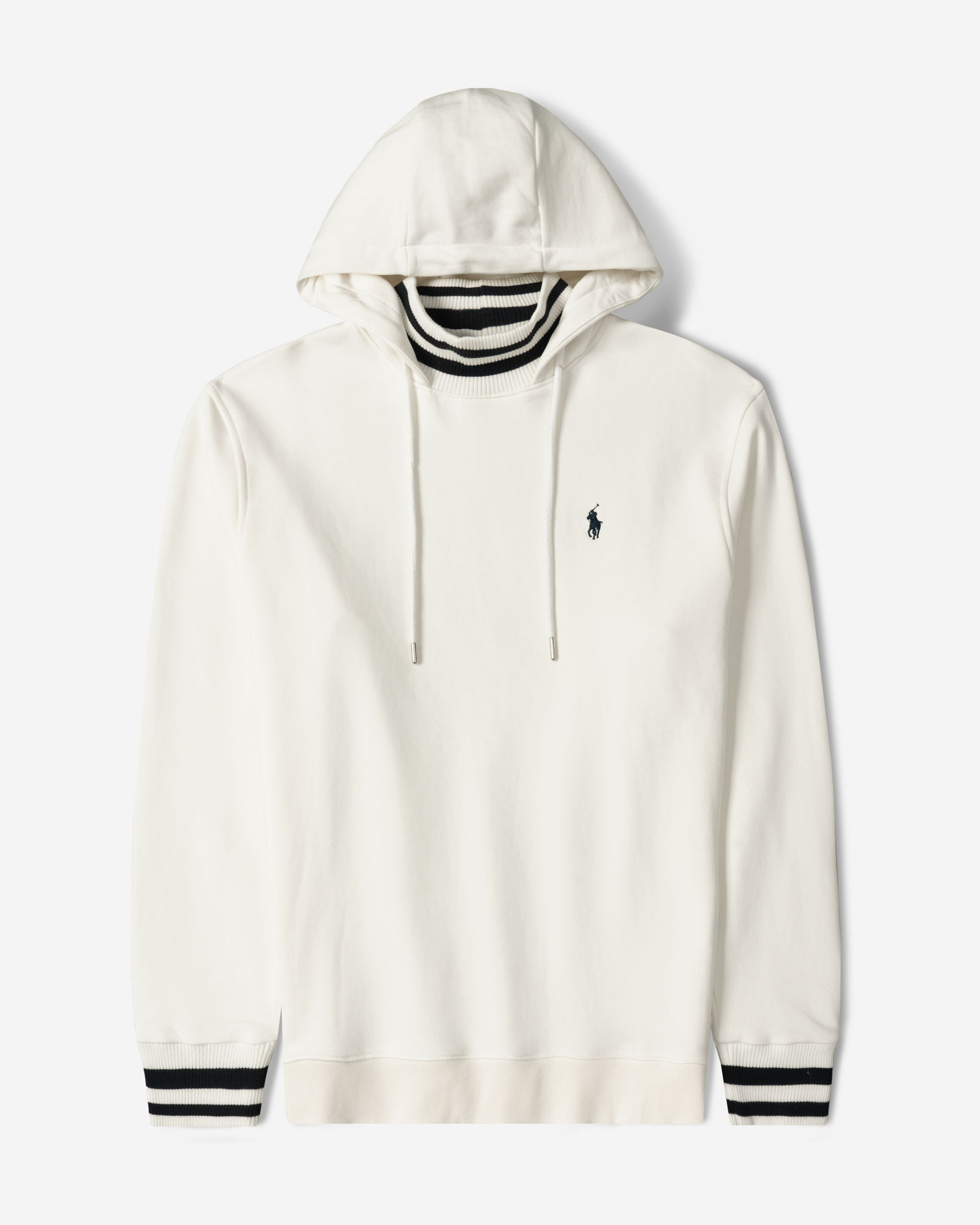 خرید و قیمت هودی کلاه دار طرح دار مردانه سفید 84471290