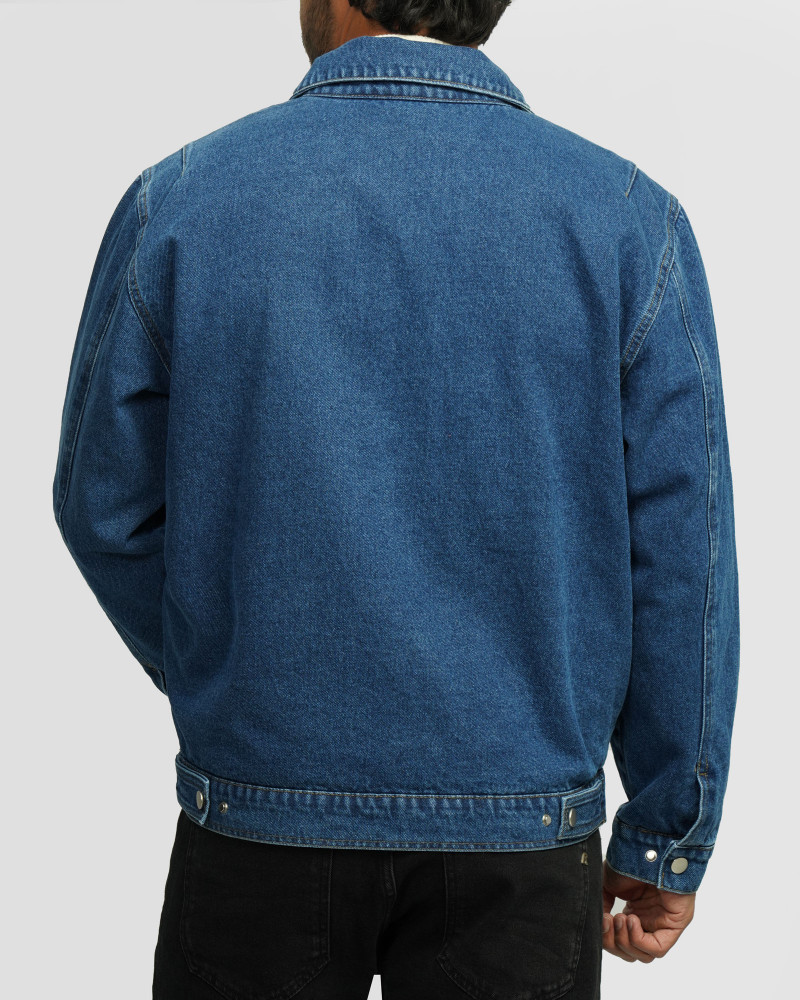 خرید و قیمت کاپشن جین آبی 24478108