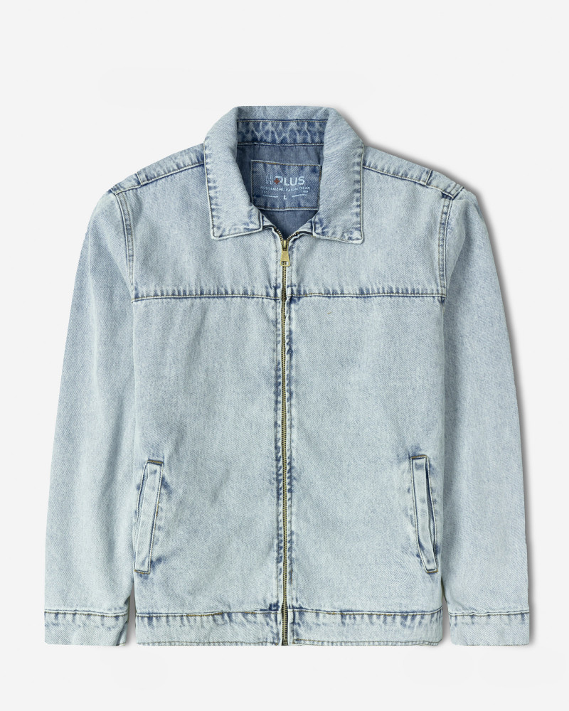 خرید و قیمت کاپشن جین آبی روشن 24478108