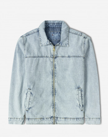 خرید و قیمت کاپشن جین آبی روشن 24478108