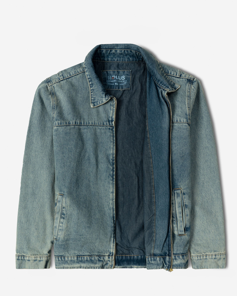 خرید و قیمت کاپشن جین آبی روشن 24478108