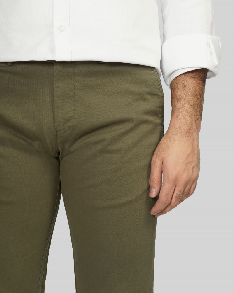 پلیور دورس یقه گرد مردانه سبز 24457285