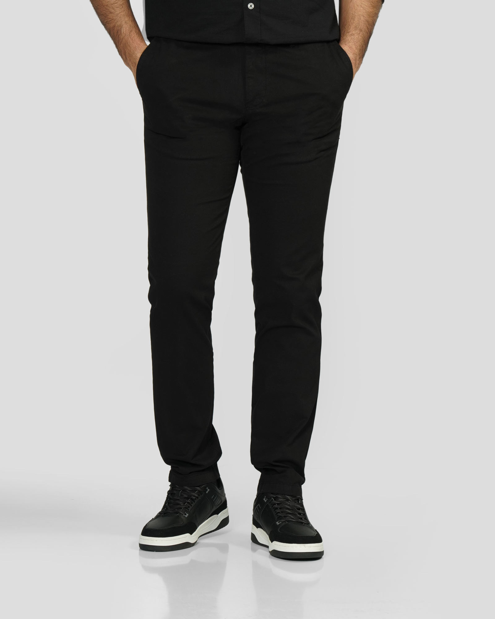 پلیور دورس یقه گرد مردانه مشکی 24457285