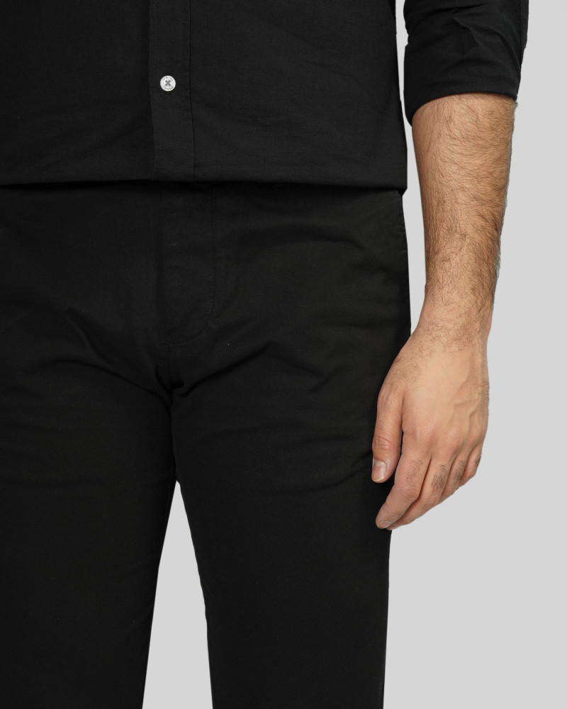 پلیور دورس یقه گرد مردانه مشکی 24457285