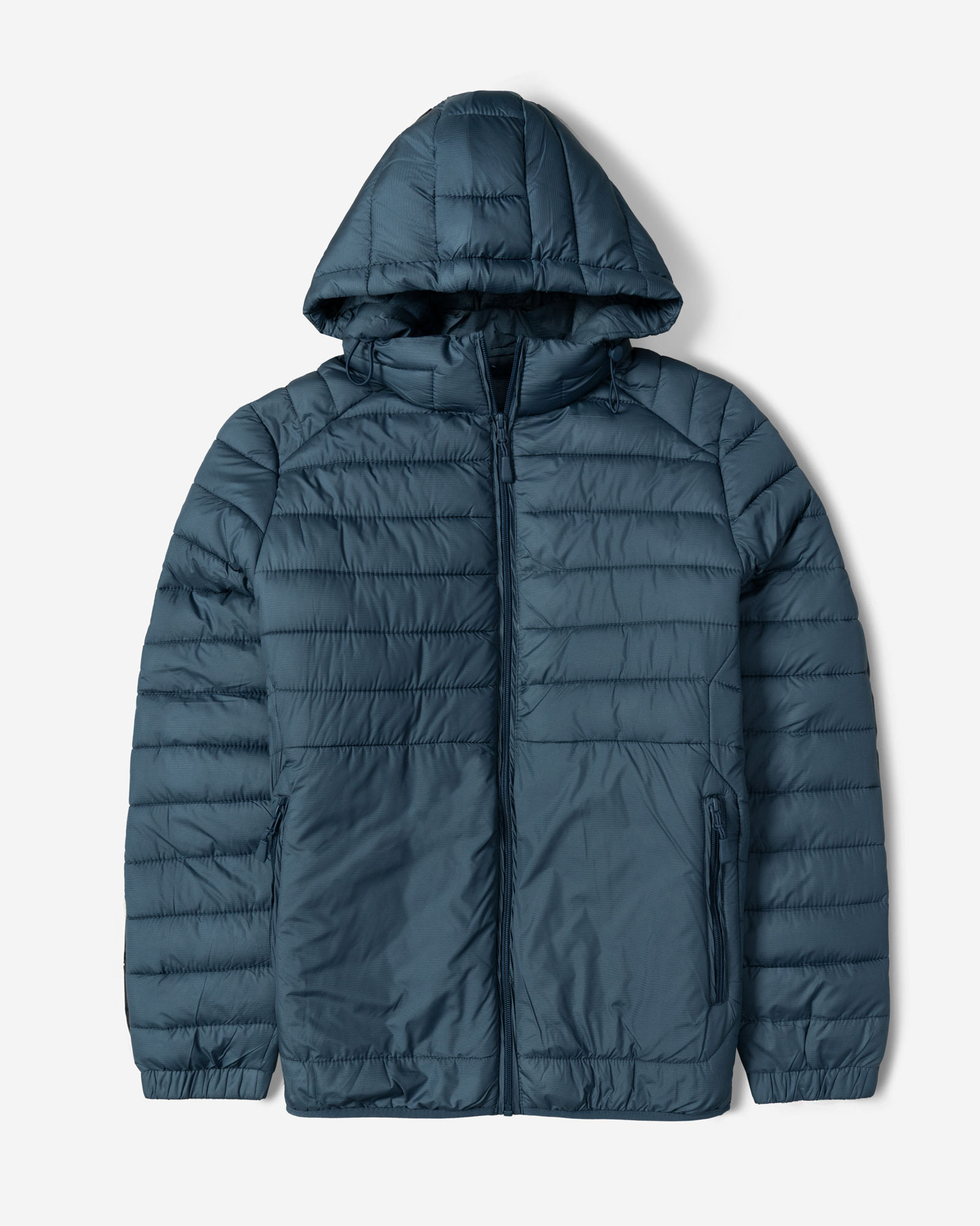 کاپشن مردانه کلاه دار آبی 24416402