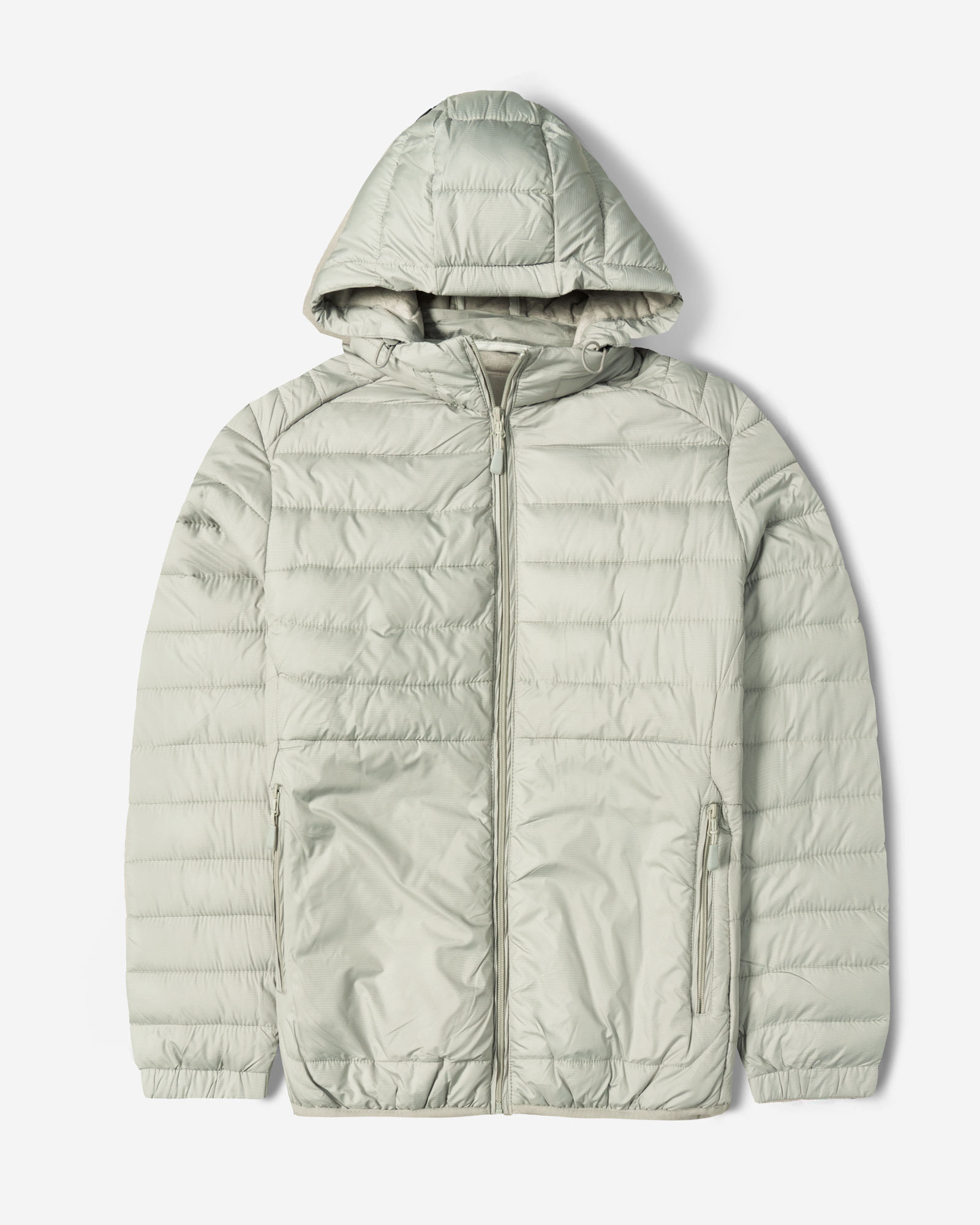 کاپشن مردانه کلاه دار طوسی 24416402