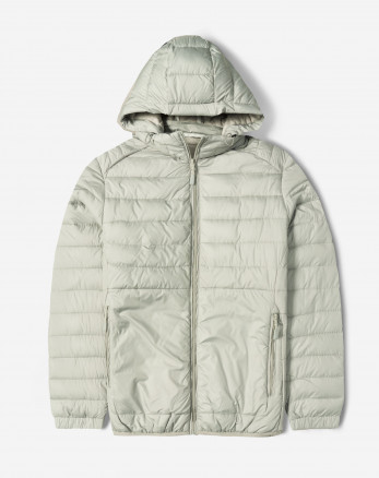 کاپشن مردانه کلاه دار طوسی 24416402