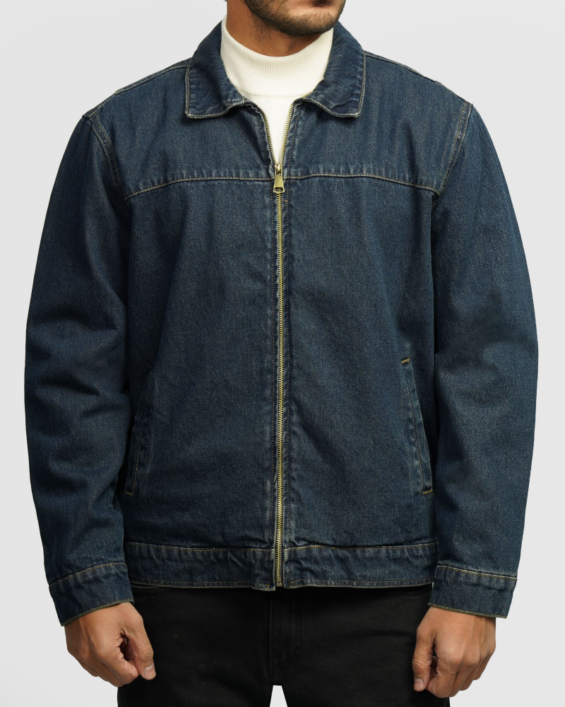 خرید و قیمت کاپشن جین سرمه ای 24478108