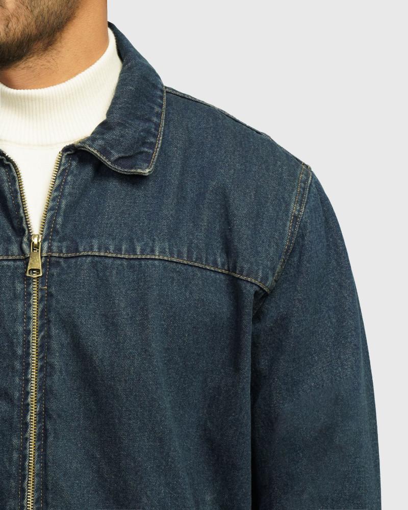 خرید و قیمت کاپشن جین سرمه ای 24478108