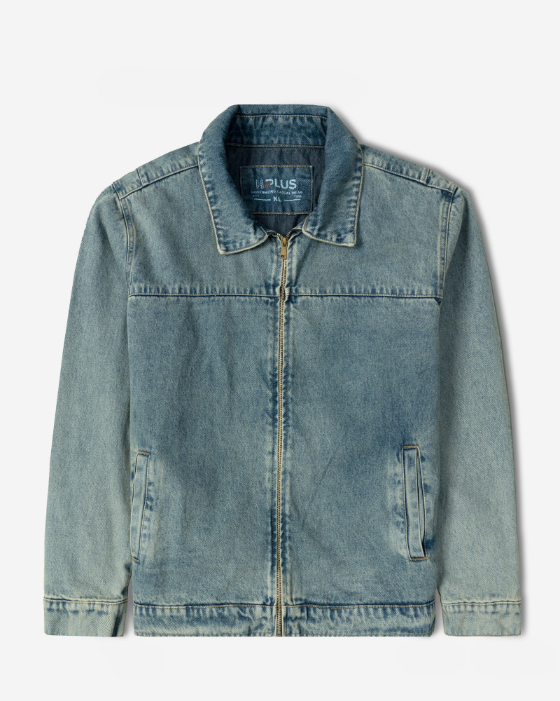 خرید و قیمت کاپشن جین آبی روشن 24478108