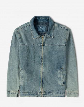 خرید و قیمت کاپشن جین آبی روشن 24478108