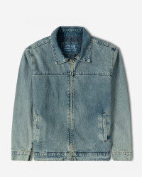 خرید و قیمت کاپشن جین آبی روشن 24478108