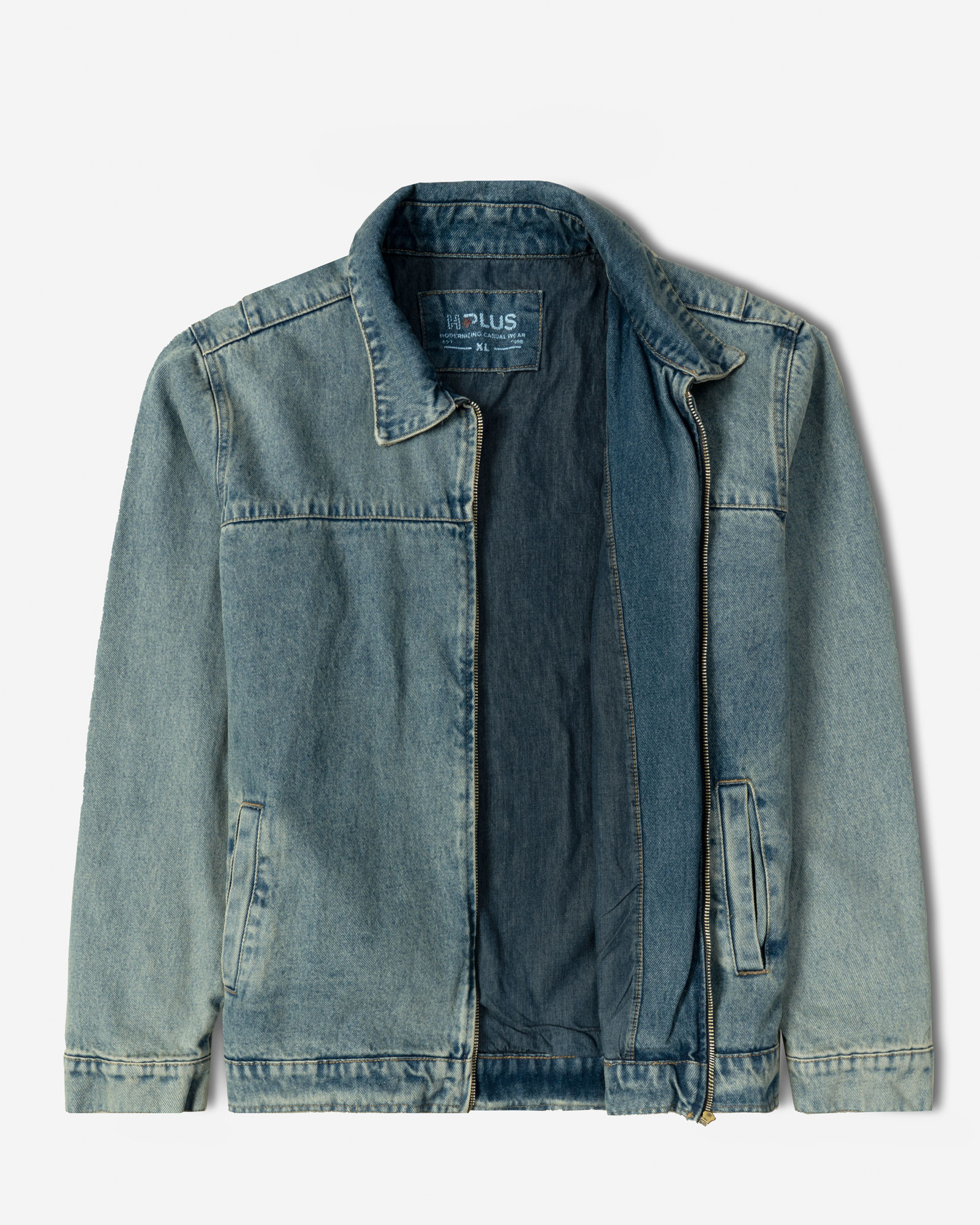 خرید و قیمت کاپشن جین آبی روشن 24478108