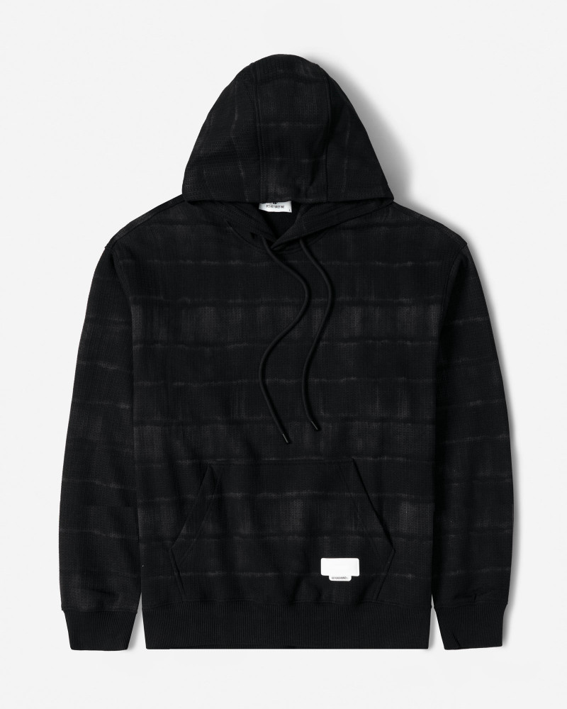 هودی کلاه دار طرح دار مشکی 24371273